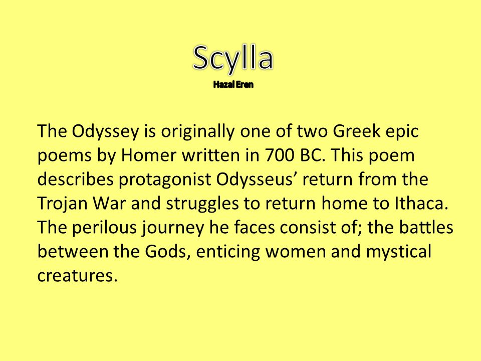 The conflict between men and gods in the odyssey an epic poem by homer